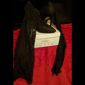 Lace Thigh High Boot